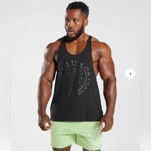 Gymshark Mens Legacy Stringer Slim Fit—Size medium